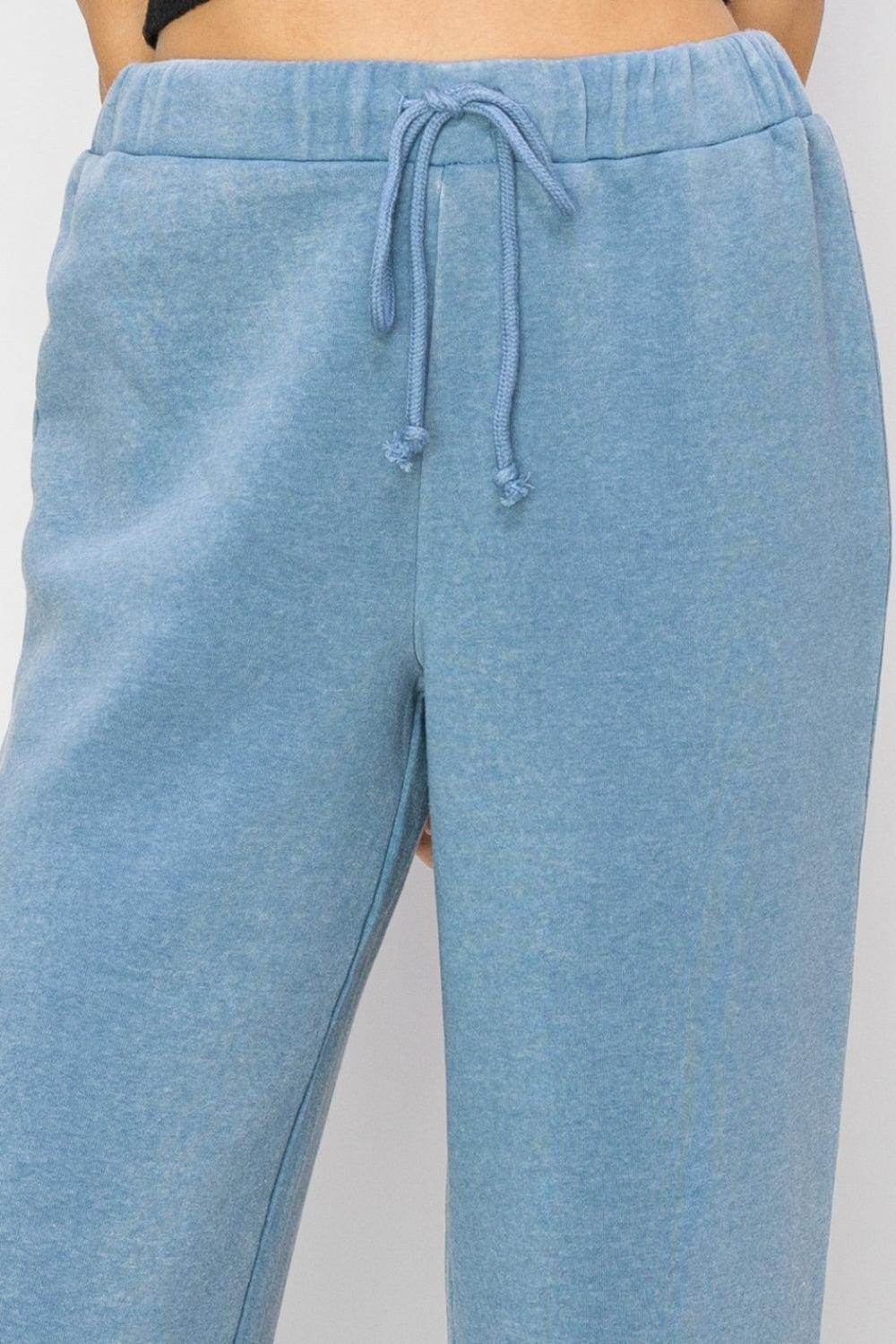 HYFVE Drawstring Wide Leg Pants for Effortless Style - Selvanelle