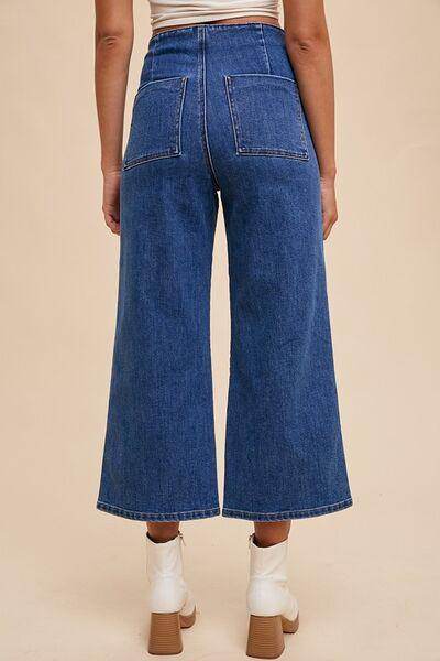 Annie Wear Button Fly High Waist Jeans for Women - Selvanelle