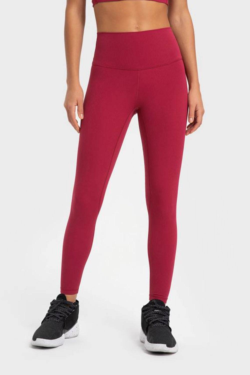 Millennia Highly Stretchy Wide Waistband Yoga Leggings - Selvanelle