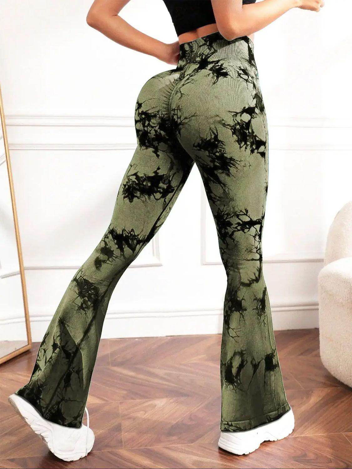 Tie-Dye High Waist Active Leggings for Women Comfortable Fit - Selvanelle