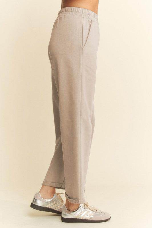 Davi & Dani Round Neck Short Sleeve Top and Pants Set Outfit - Selvanelle