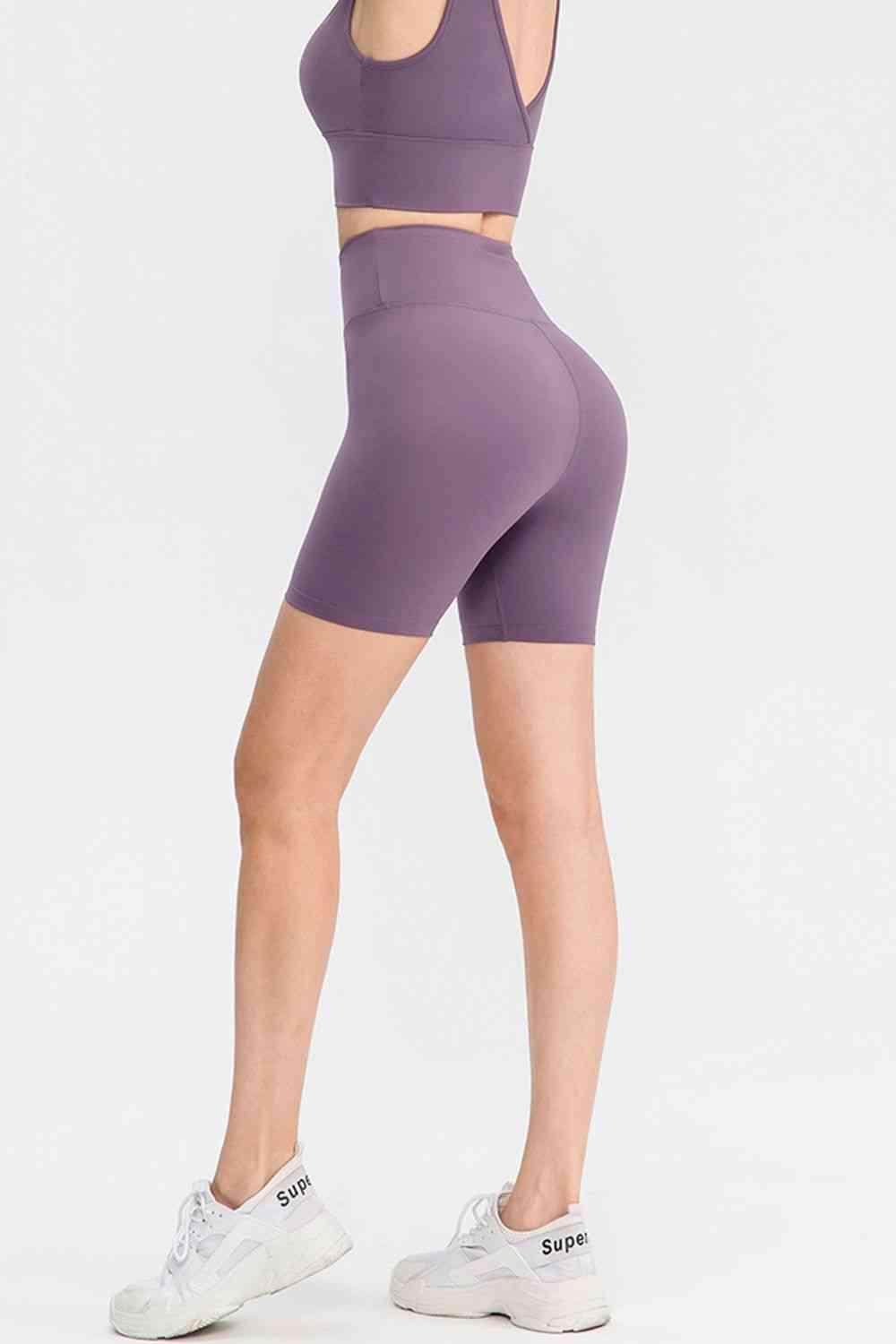 Wide Waistband Sports Shorts for Active Women and Girls - Selvanelle