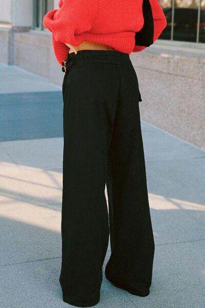 Stylish Wide Leg Jeans with Pockets for Everyday Wear - Selvanelle