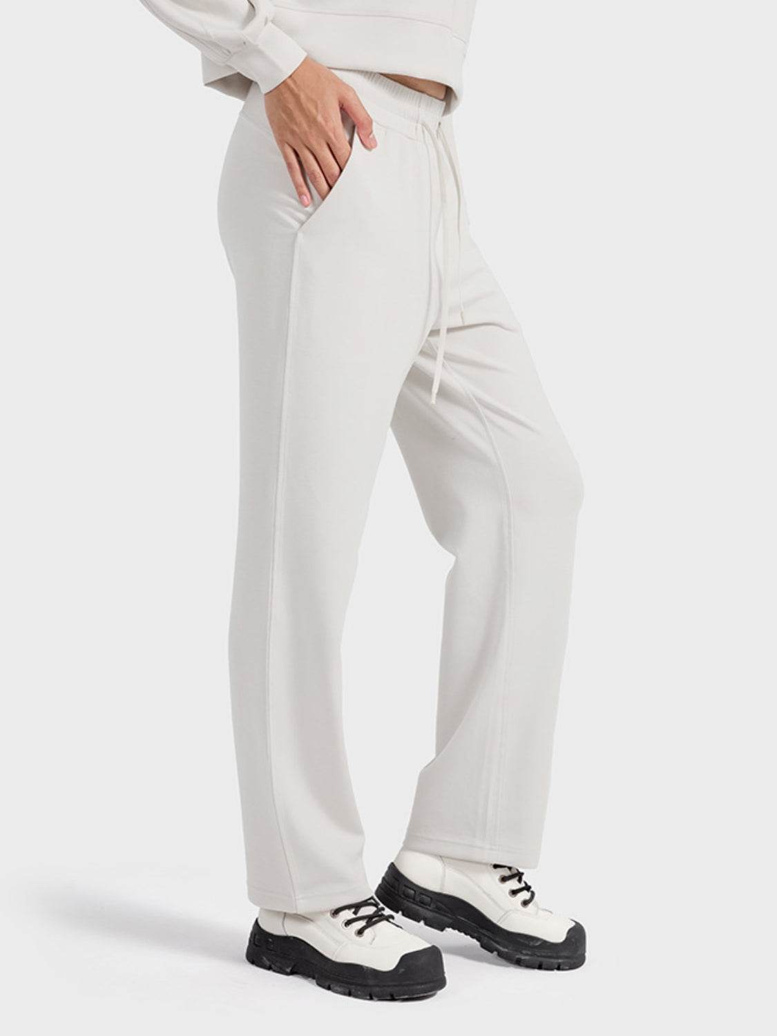 Millennia Drawstring Pocketed Sport Pants - Selvanelle