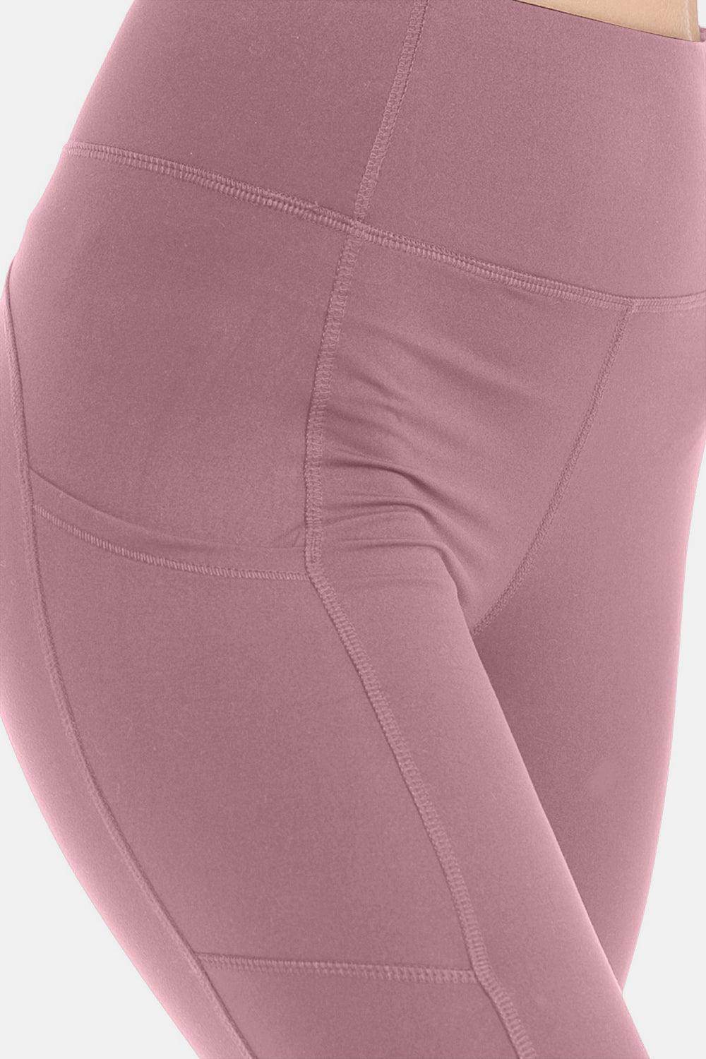 Leggings Depot Wide Waistband High Waist Leggings for Women - Selvanelle