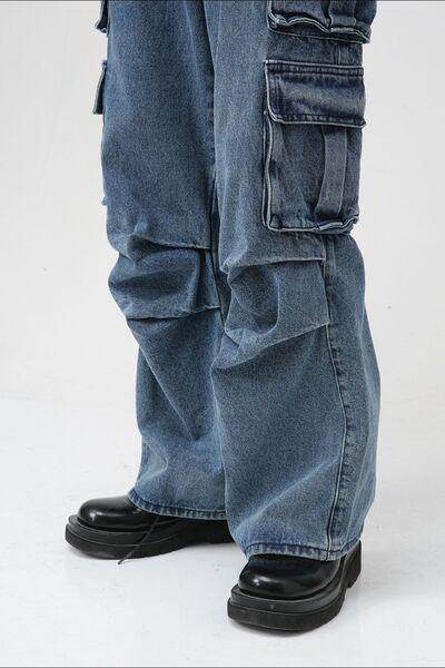 Jeans With Cargo Pockets for Style and Comfort - Selvanelle