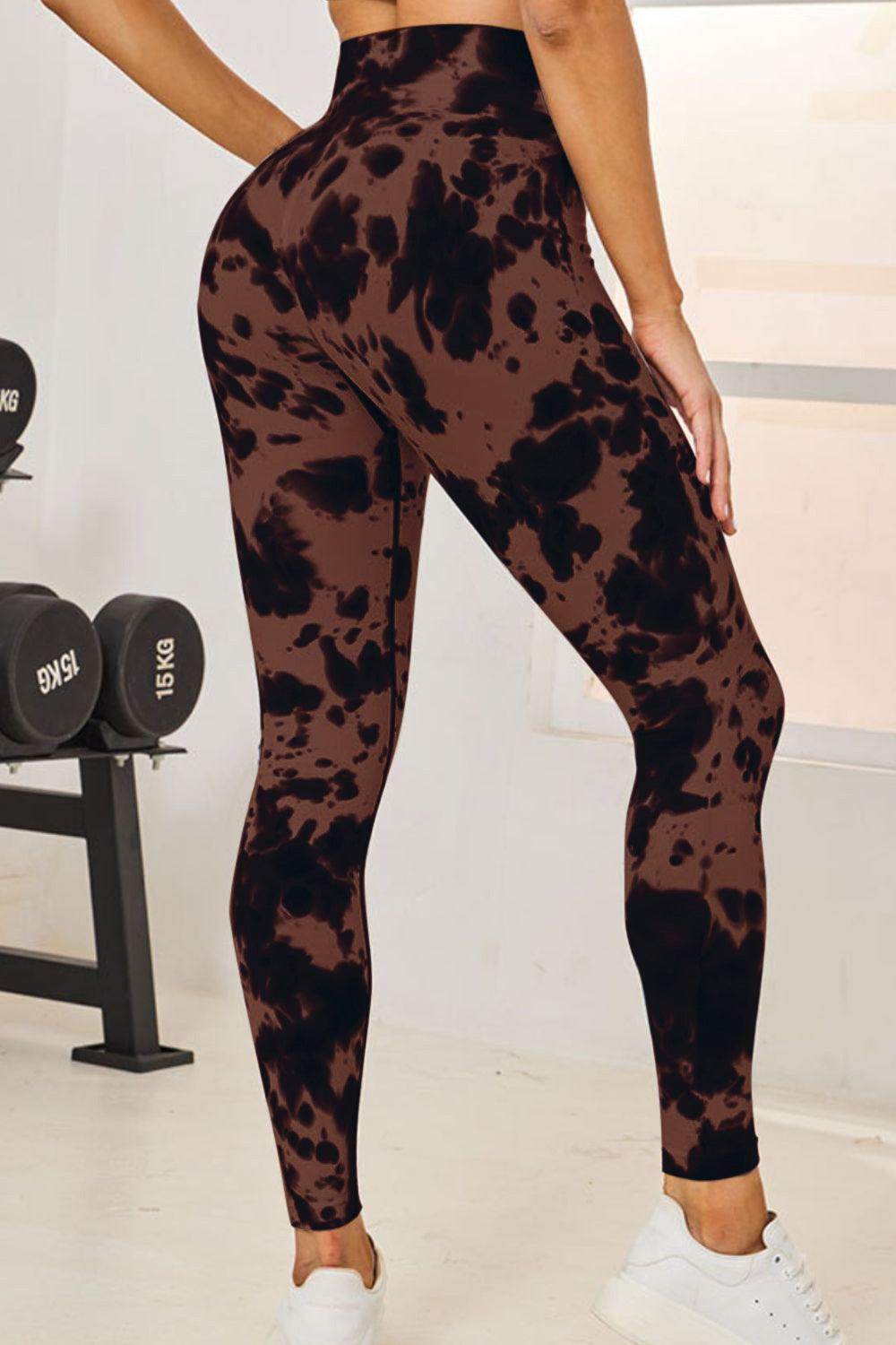 Tie-Dye High Waist Active Leggings for Comfortable Fitness - Selvanelle