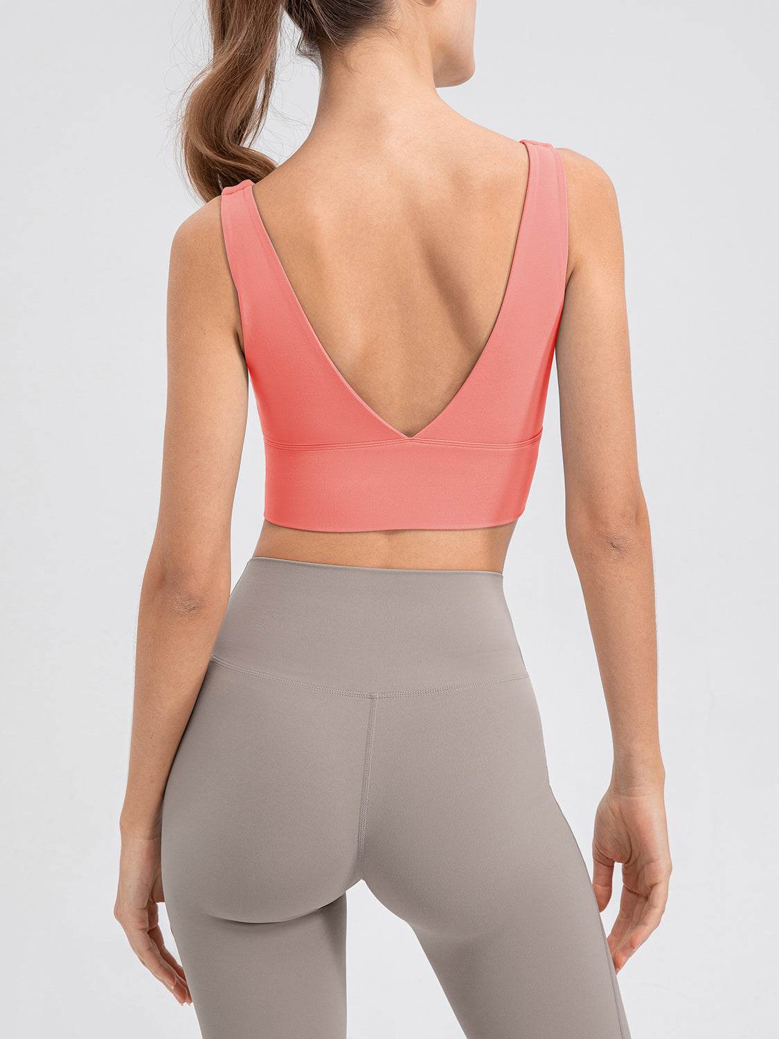 Scoop Neck Wide Strap Active Tank - Selvanelle