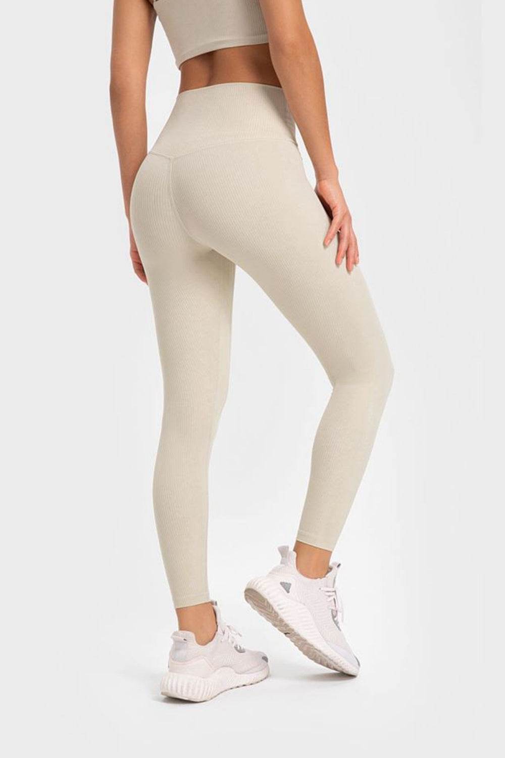 Millennia Highly Stretchy Wide Waistband Yoga Leggings - Selvanelle
