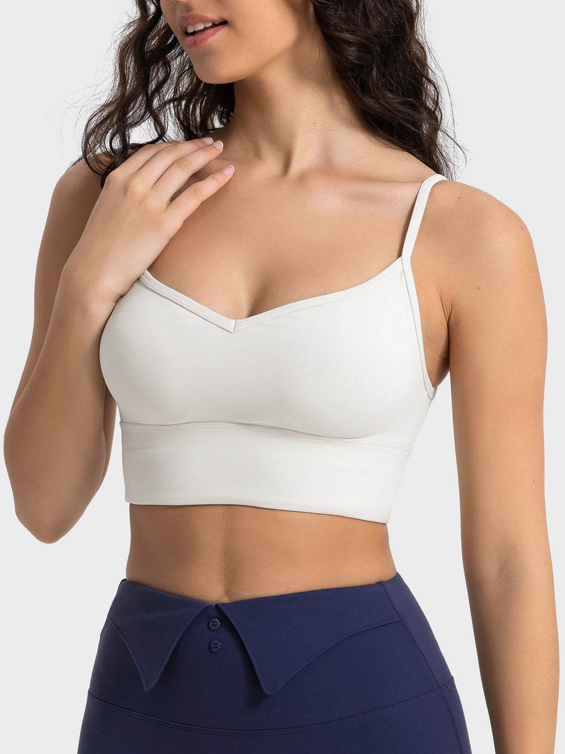 Millennia Spaghetti Strap Sport Bra - Selvanelle