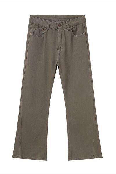 Stylish Mid Rise Jeans with Pockets for Everyday Wear - Selvanelle