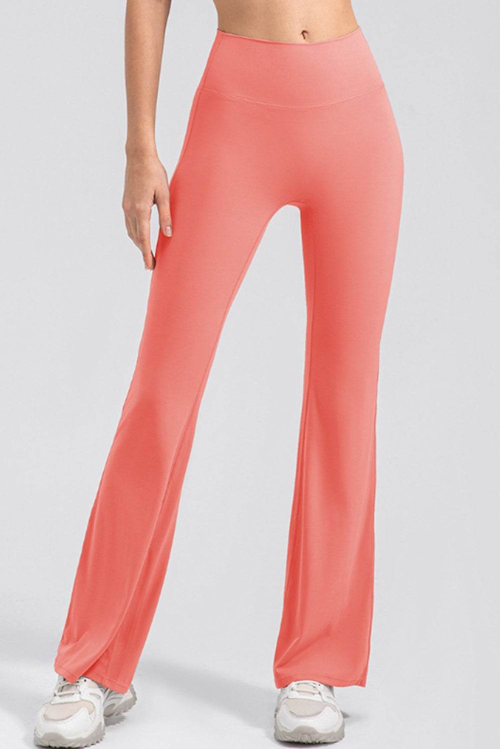 High Waist Straight Active Pants - Selvanelle