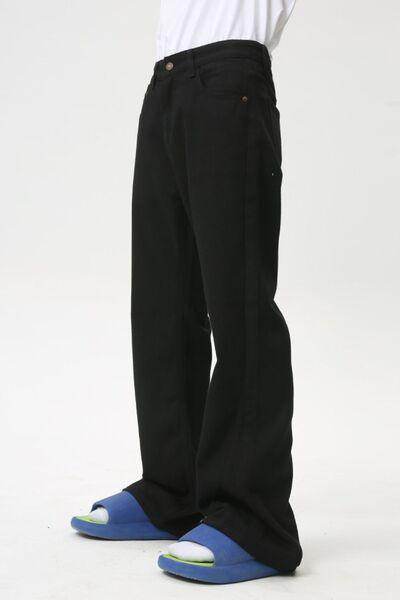 Stylish Mid Rise Jeans with Pockets for Everyday Wear - Selvanelle