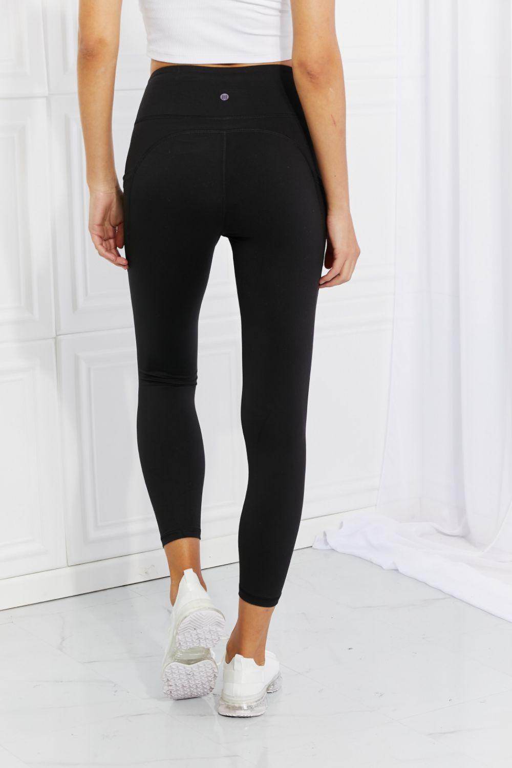 Leggings Depot Full Size Strengthen and Lengthen Reflective Dot Active Leggings - Selvanelle