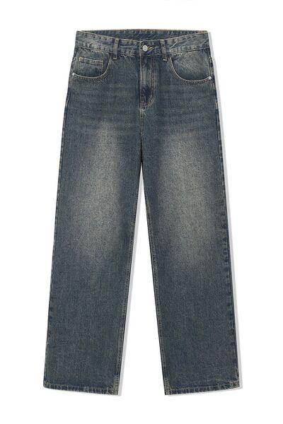 Wide Leg Jeans with Pockets for Effortless Style - Selvanelle