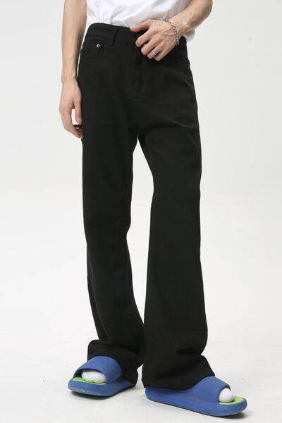 Stylish Mid Rise Jeans with Pockets for Everyday Wear - Selvanelle