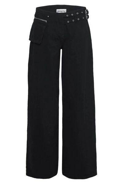 Stylish Wide Leg Jeans with Pockets for Everyday Wear - Selvanelle