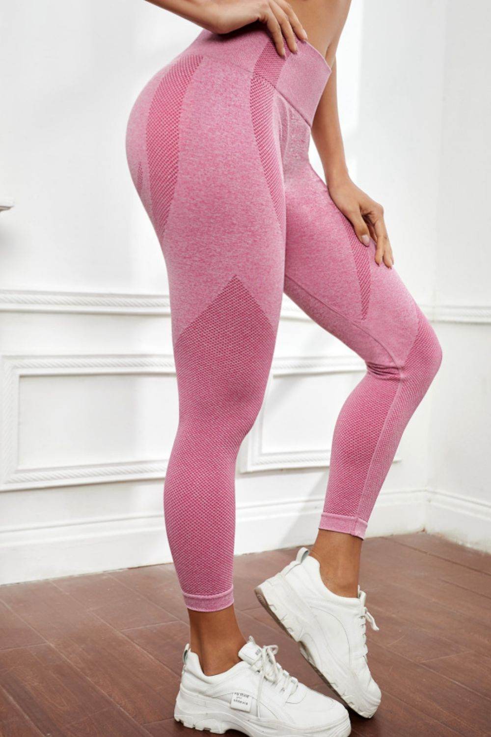 High Waistband Long Active Pants - Selvanelle
