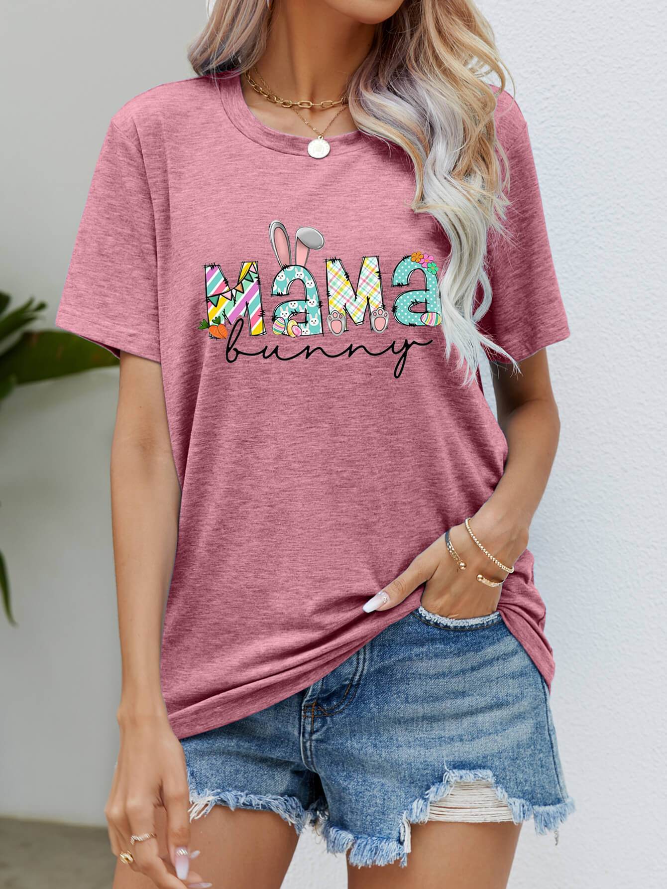 MAMA BUNNY Easter Graphic Tee - Selvanelle