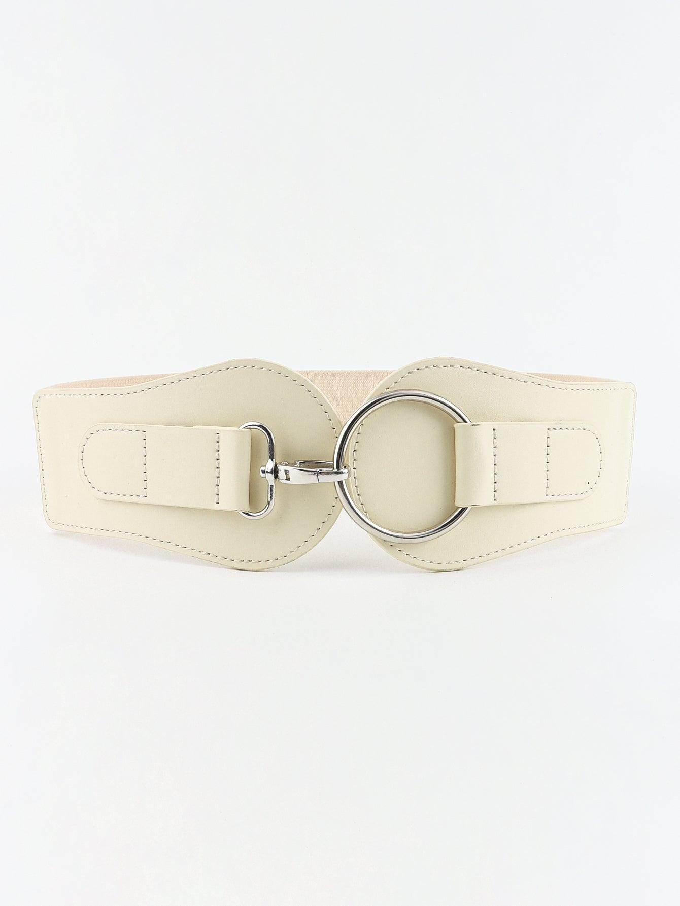 PU Elastic Wide Belt for Comfortable Fashion Fit - Selvanelle