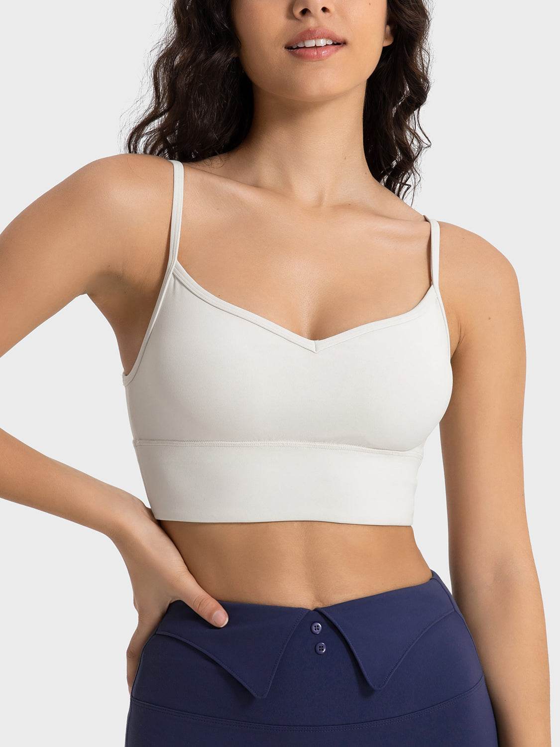 Millennia Spaghetti Strap Sport Bra - Selvanelle