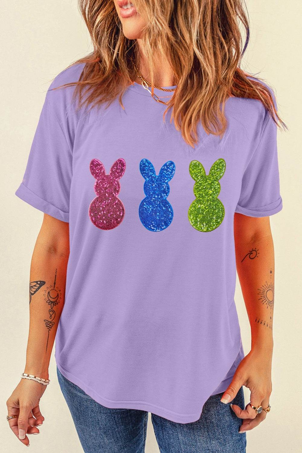 Shiny Bunny Short Sleeve T-Shirt - Selvanelle