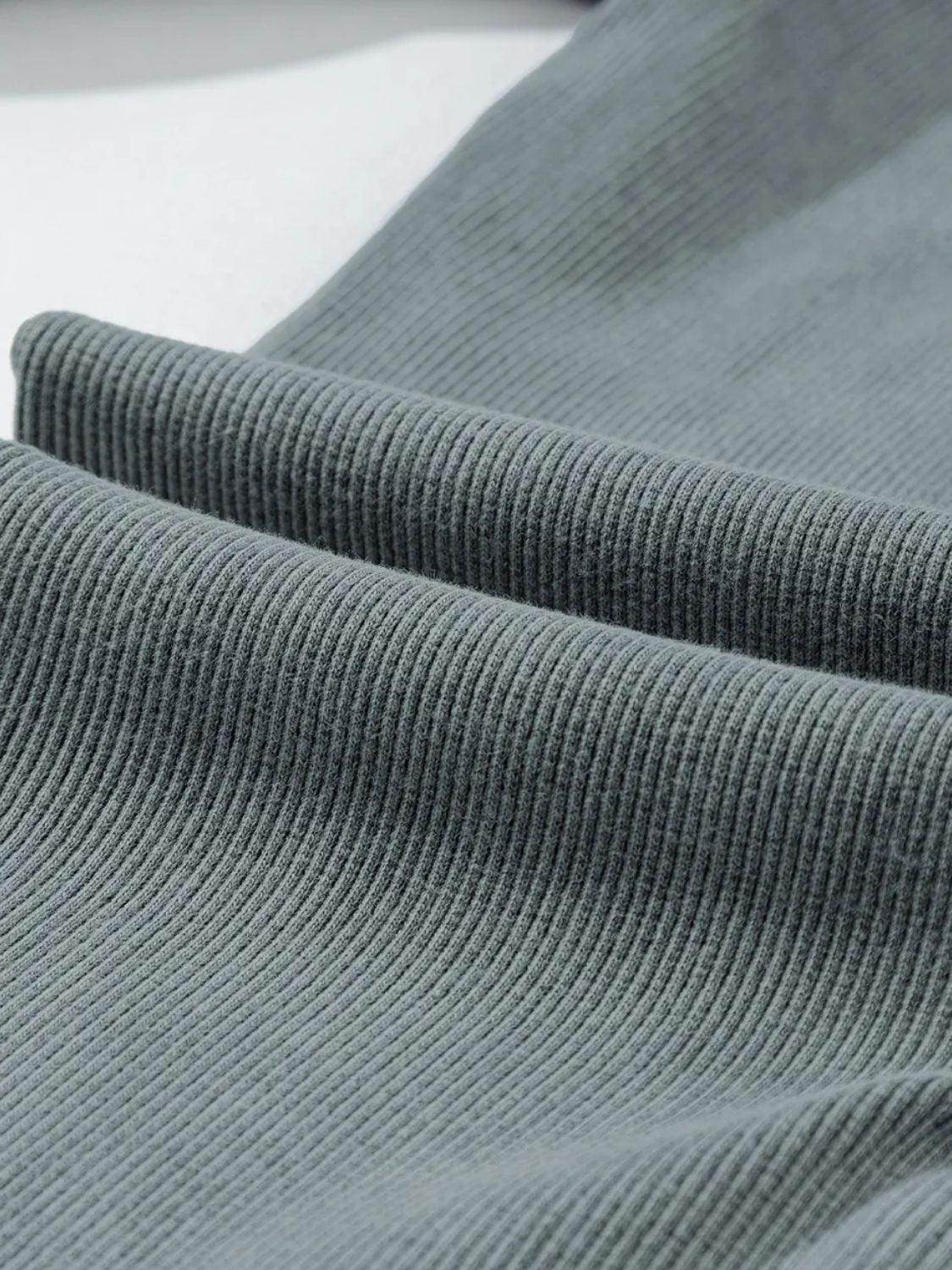 Ribbed Elastic Waist Leggings for Comfortable Everyday Wear - Selvanelle
