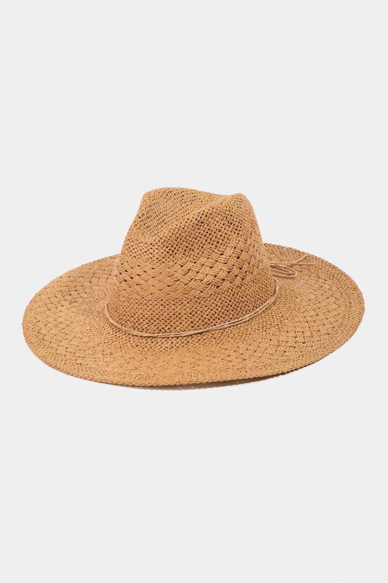 Fame Straw Braided Sun Hat for Stylish Summer Protection - Selvanelle