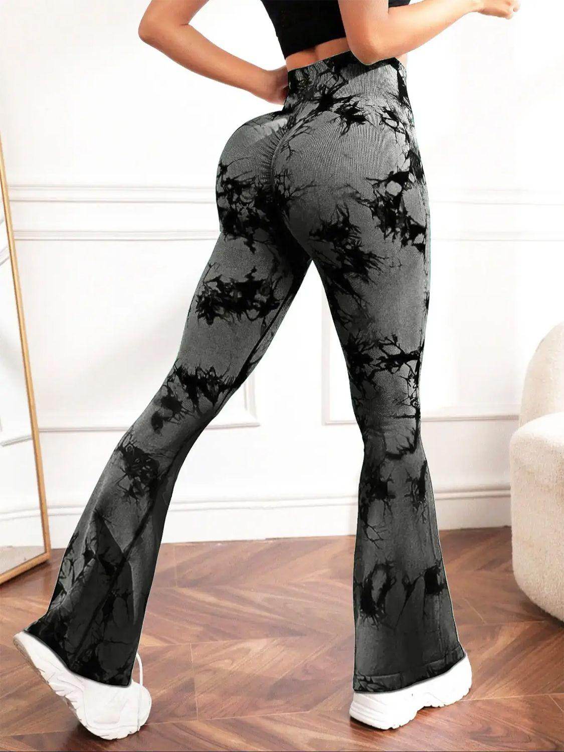 Tie-Dye High Waist Active Leggings for Women Comfortable Fit - Selvanelle