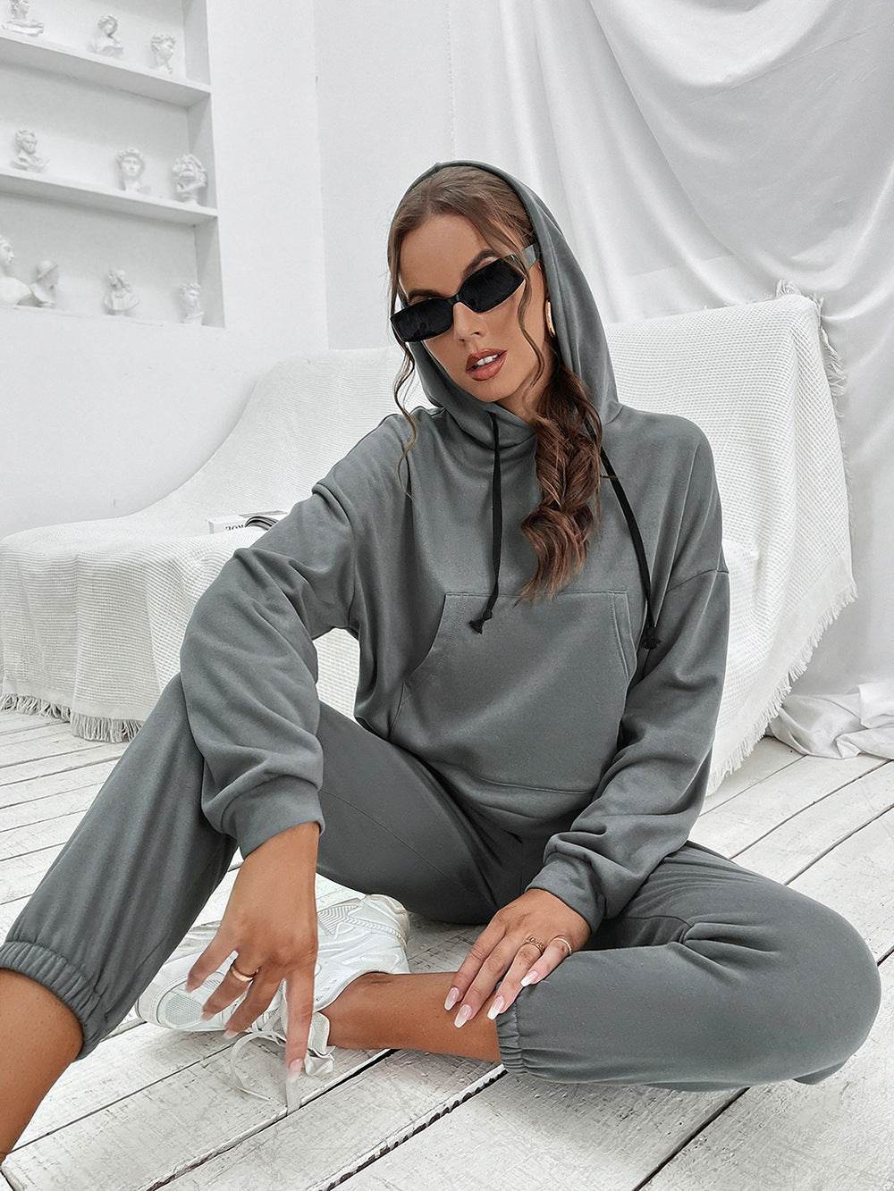 Ivy Lane Sports Hoodie and Joggers Set - Selvanelle