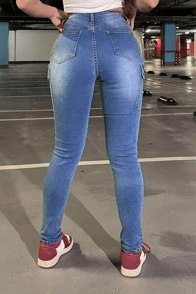 Stylish Skinny Jeans with Pockets for Everyday Wear - Selvanelle
