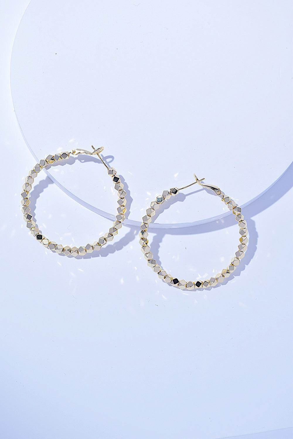 Stylish Alloy Hoop Earrings for Everyday Wear - Selvanelle