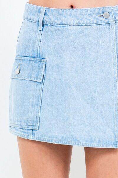 American Bazi Cargo Pocket Mini Skort for Women Fashion - Selvanelle