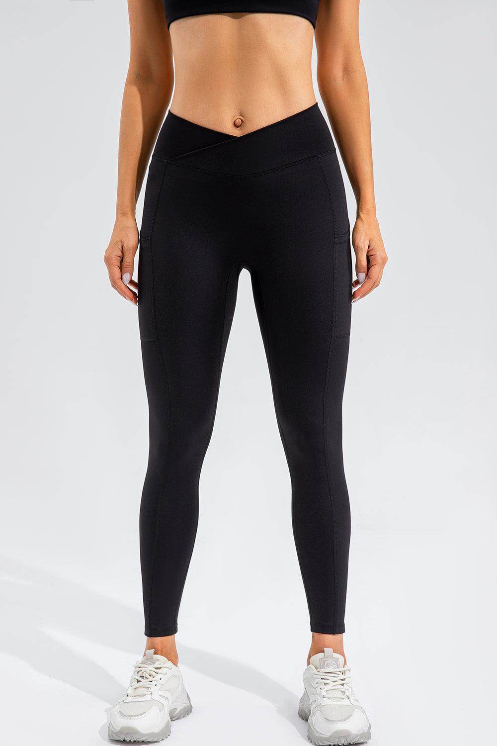 High Waist Active Leggings with Pockets for Women - Selvanelle