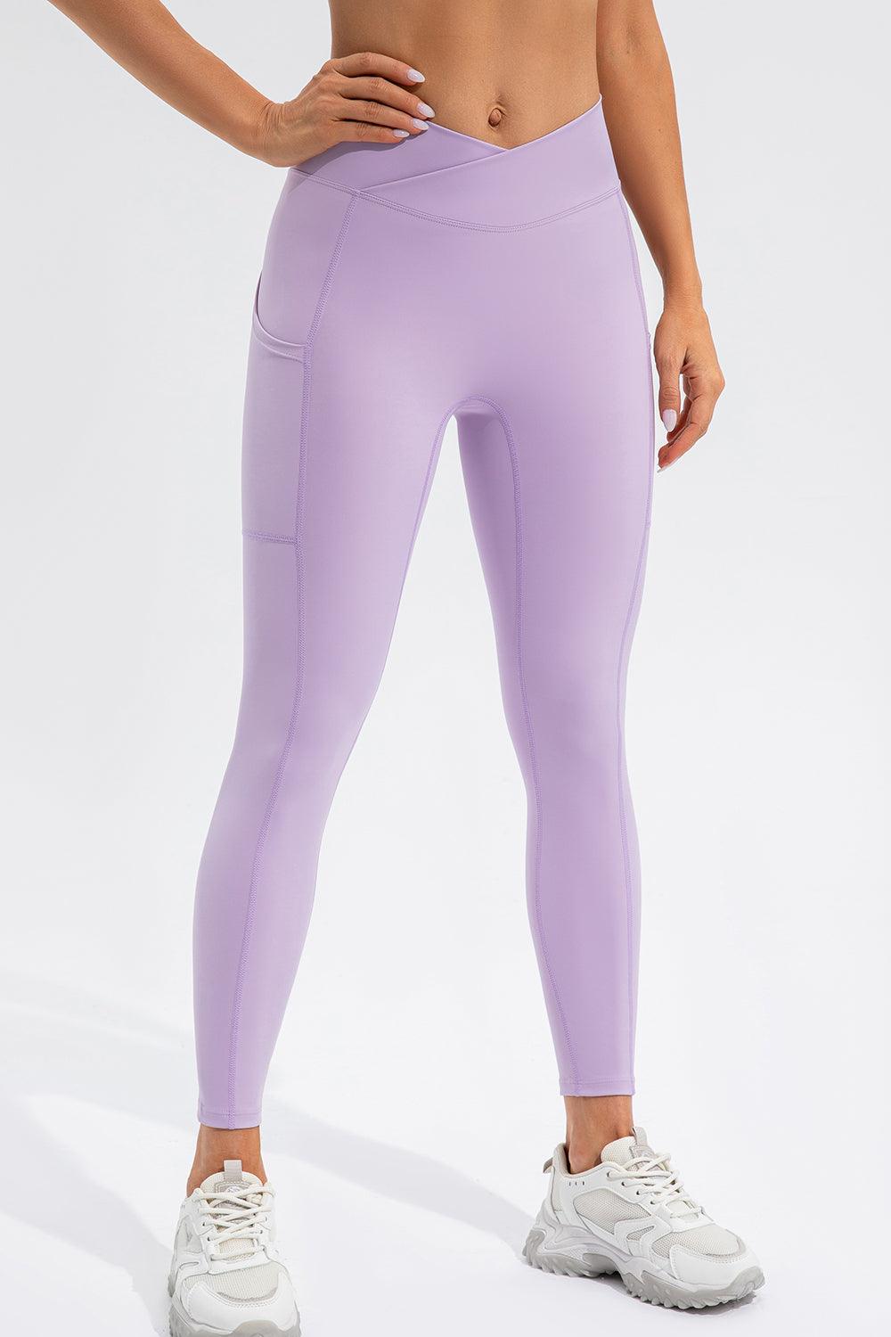High Waist Active Leggings with Pockets for Women - Selvanelle