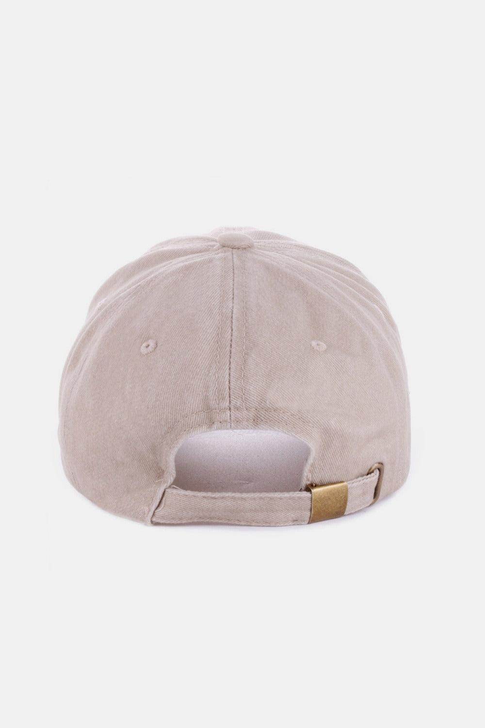 Zenana Washed Embroidered City Baseball Cap for Style - Selvanelle