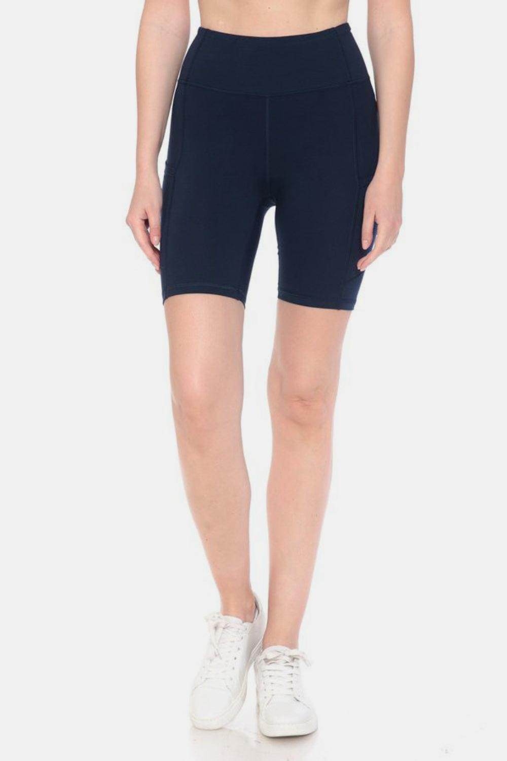Leggings Depot Full Size High Waist Active Shorts Online - Selvanelle