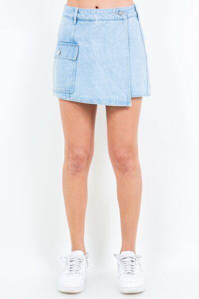 American Bazi Cargo Pocket Mini Skort for Women Fashion - Selvanelle