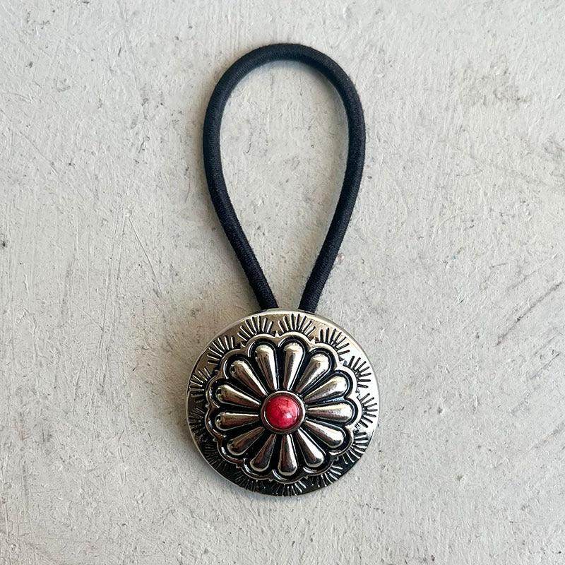 Turquoise Round Shape Hair Rope for Stylish Hair Accessory - Selvanelle