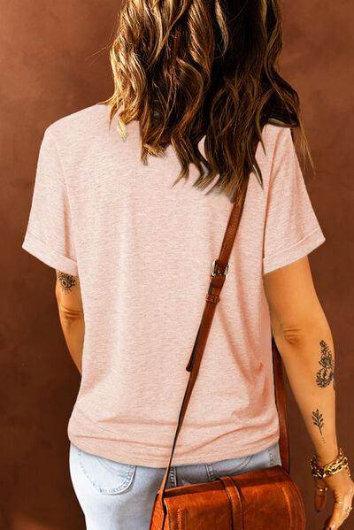 Rabbit Graphic Round Neck T-Shirt for Casual Style Wear - Selvanelle