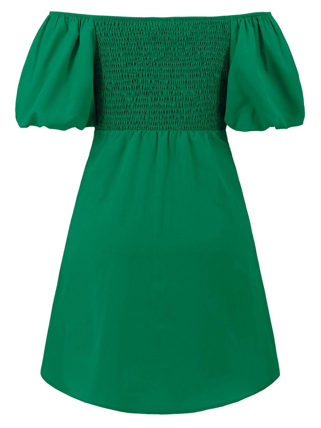 Cutout Twisted Off-Shoulder Short Sleeve Dress - Selvanelle