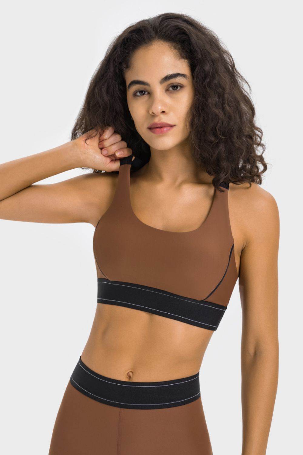 Millennia Contrast Sports Bra - Selvanelle