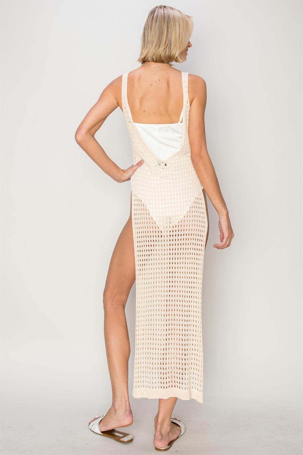 HYFVE Crochet Backless Cover Up Dress - Selvanelle