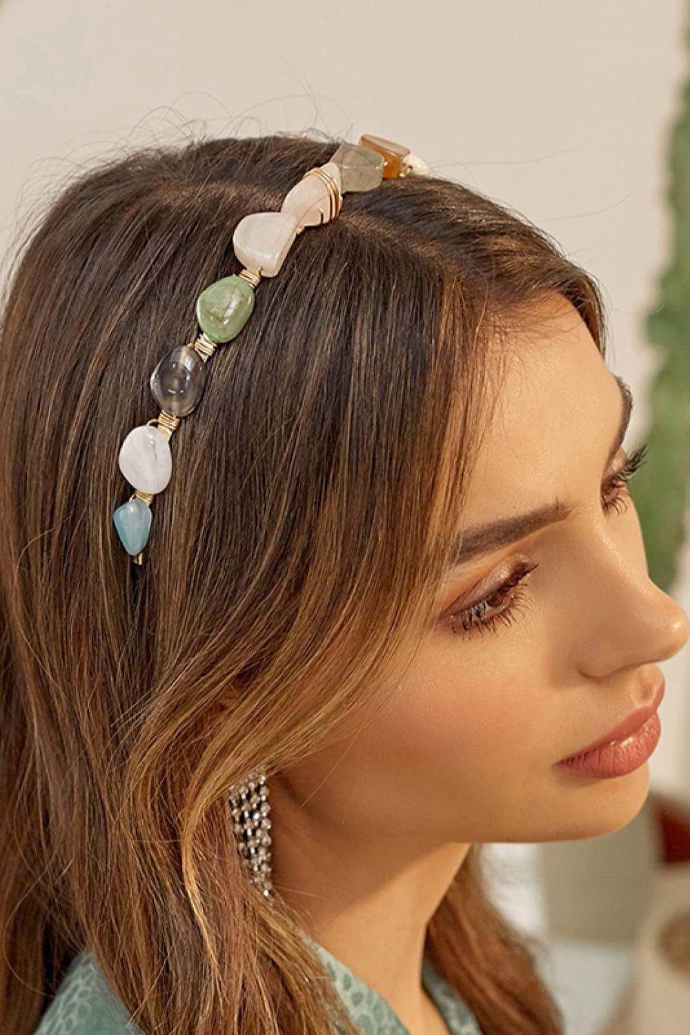 Resin Copper Headband for Modern Stylish Looks - Selvanelle