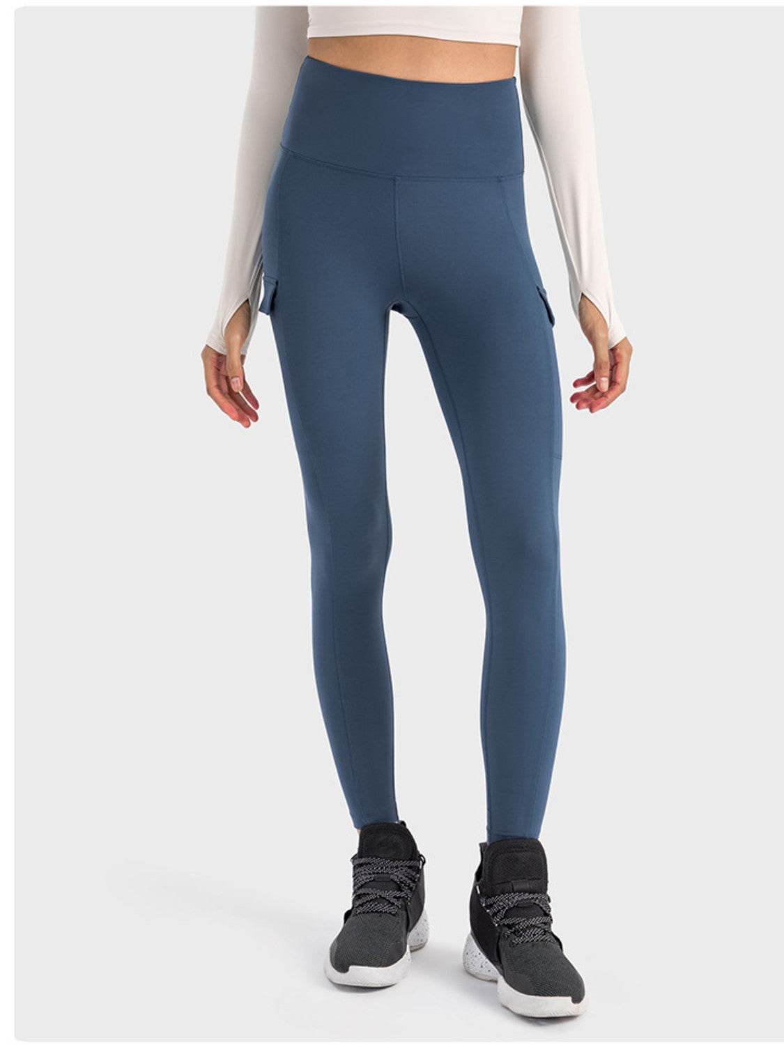 Millennia Wide Waistband Sports Leggings - Selvanelle