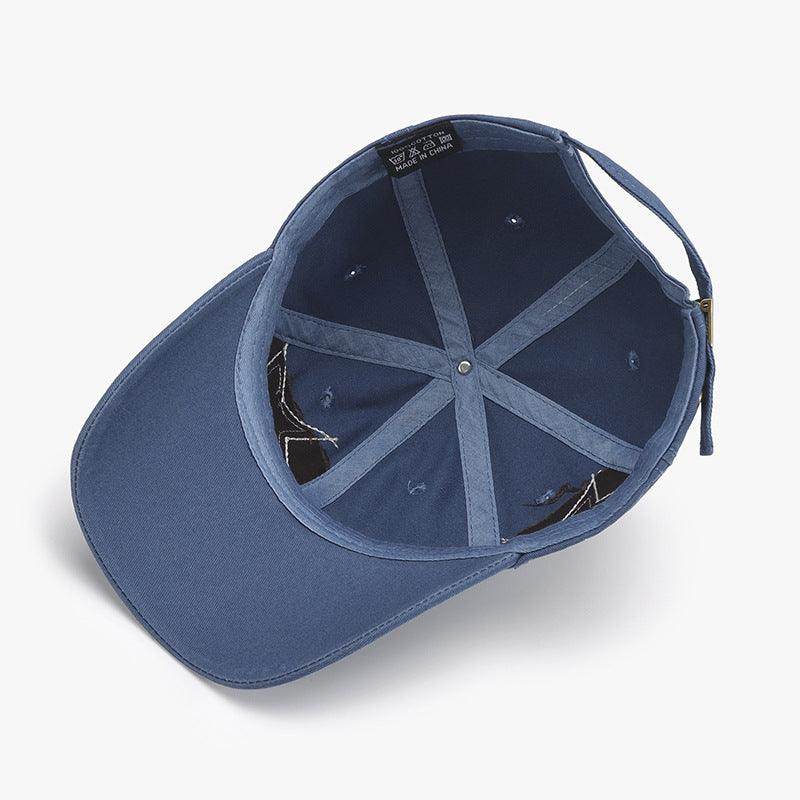 Adjustable Star Raw Hem Cap for Stylish Casual Wear - Selvanelle