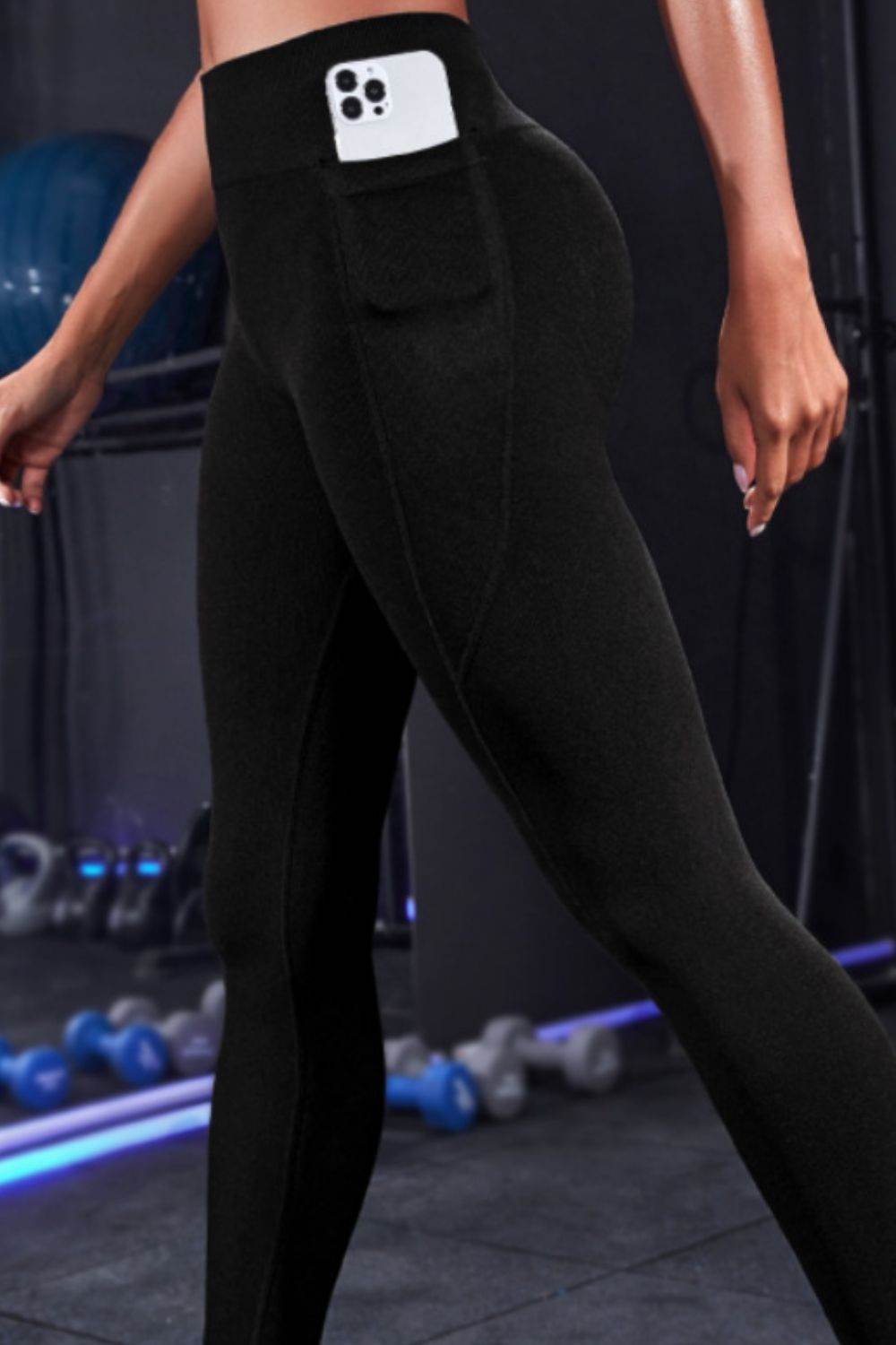 Wide Waistband Sports Leggings - Selvanelle