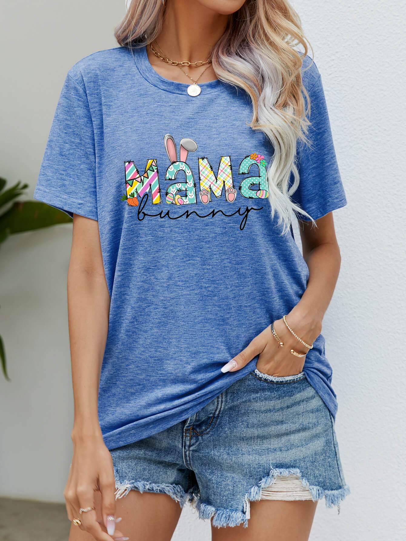 MAMA BUNNY Easter Graphic Tee - Selvanelle