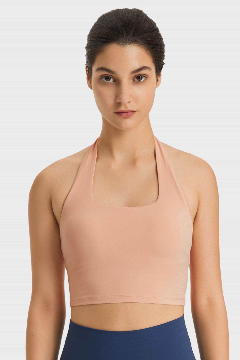 Millennia Breathable Halter Neck Sports Bra - Selvanelle