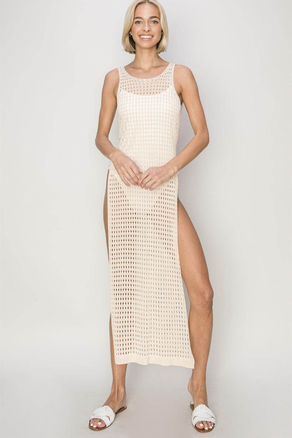 HYFVE Crochet Backless Cover Up Dress - Selvanelle